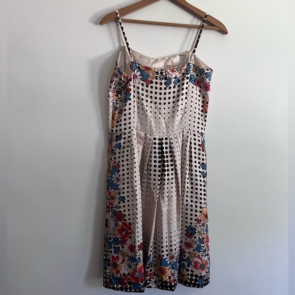 Tibi Y2K Vintage Inspired Cottagecore Silk Floral Strappy Cami Dress - Picture 3 of 12